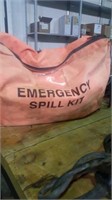 Emergency spill kit in bag