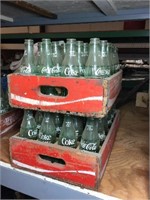 Two Wood Coca Cola Crates