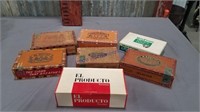 Assorted cigar boxes