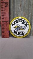 Super Bee round tin sign, 15.5"
