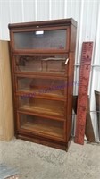 Lundstrom 5-section lawyer's bookcase