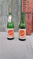 Huberty's Quality Beverages bottles, set of 2
