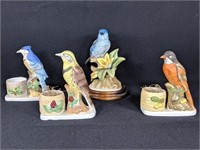 Four Porcelain Bird Figurines