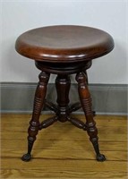 Antique Piano Stool