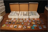 Nine Boxes of Trading Cards