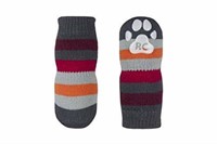 RC Pet Products Pawks Dog Socks, Medium, Grey