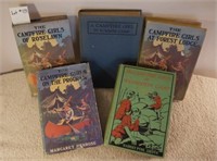 5 Books by Margaret Penrose - "The Campfire Girls