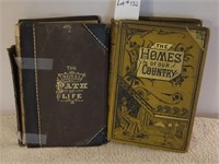 2 Books - "The Homes of our Country" compiled by