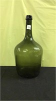 Vintage Green Wine Bottle