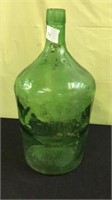 Vintage Green Wine Bottle