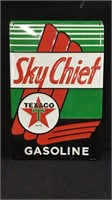 Sky Chief Porcelain Sign - Made In Usa