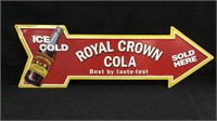 Royal Crown Cola Sign - Metal