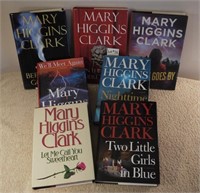 7 Books by Mary Higgins Clark - "Nighttime Is My