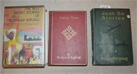 3 Books by Rudyard Kipling - "Soldiers Three", no