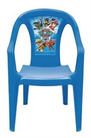 Set Of 3 Paw Patrol Plastic Chairs - Blue