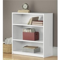 3-shelf Bookcase White