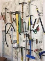 Wall of Gardening Tools