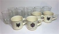 Etched Glass Naval Academy Rocks Glasses,