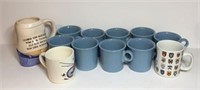 Fiesta Coffee Mugs-Periwinkle Blue & Assorted