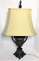 Metal Urn Table Lamp with Shade