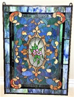 Leaded Stained Glass Window Panel