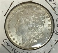 1901 Morgan Silver Dollar, Rotated