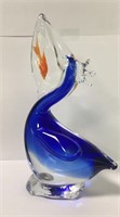 Art Glass Bird Figurine