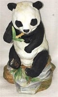 Bisque Porcelain Panda Figurine By Andrea Sadek
