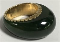14k Gold And Jade Ring