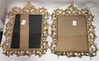 Pair Of Brass Picture Frames