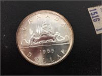 1965 canada silver dollar
