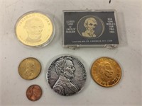 6 coin& token set  USA