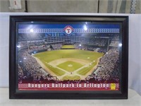 Texas Rangers Ballpark In Arlington Framed Poster