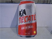 Tecate Beer Tin sign 17.5" x 36"