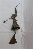 Bronze Pelican bell 22" long