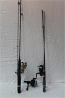 Shakesphere and Daiwa fishing rod & reels