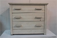 Painted 3 drawer dresser