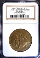 1905 OR HK-327 SO CALLED DOLLAR, NGC MS-62 BN