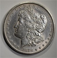 1878-CC MORGAN DOLLAR  AU/BU
