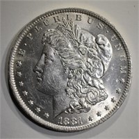 1881-O MORGAN DOLLAR  CH BU