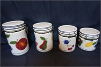 Set of Lidded Storage Jars