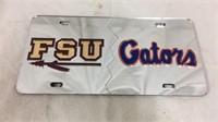 FSU & Gators License Plate T15A