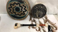 Native American Drums & Weapon Q14D