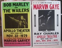 Apollo Theater Posters Bob Marley Marvin Gaye U16E