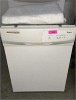 White Whirlpool Dishwasher Y1C