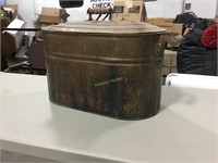 Copper boiler with copper lid