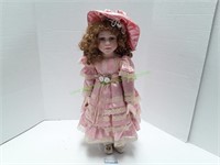 Vintage Porcelain Doll 24"