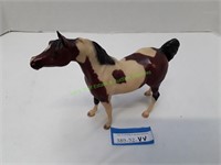 Vintage Bryer Horse White & Brown Spotted