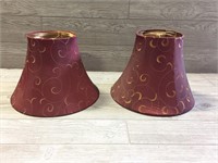 Two Decorative Lamp Shades