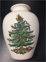 Christmas Tree Design Vase & Bowl